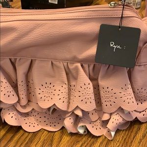 Brand new soft leather baby pink purse